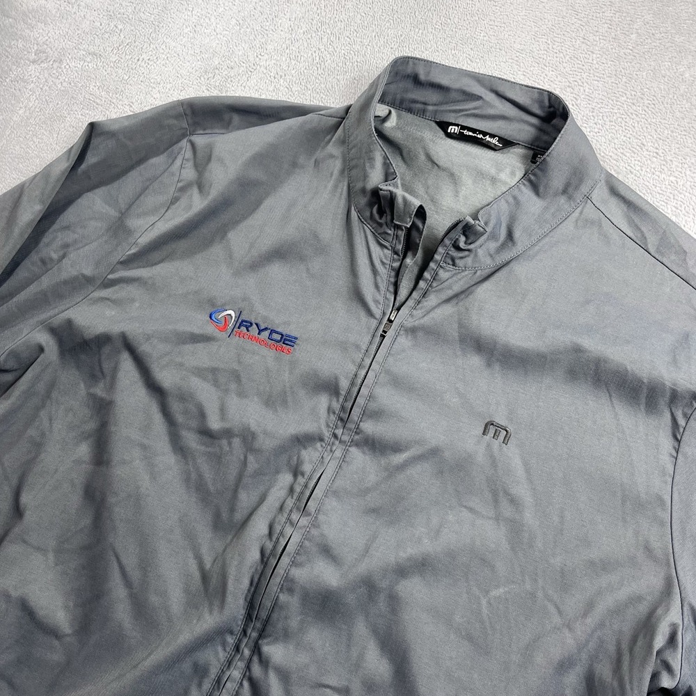 Travis Mathew Surfside Performance Golf Jacket Men 3XL Gray Full‎ Zip 1MU422